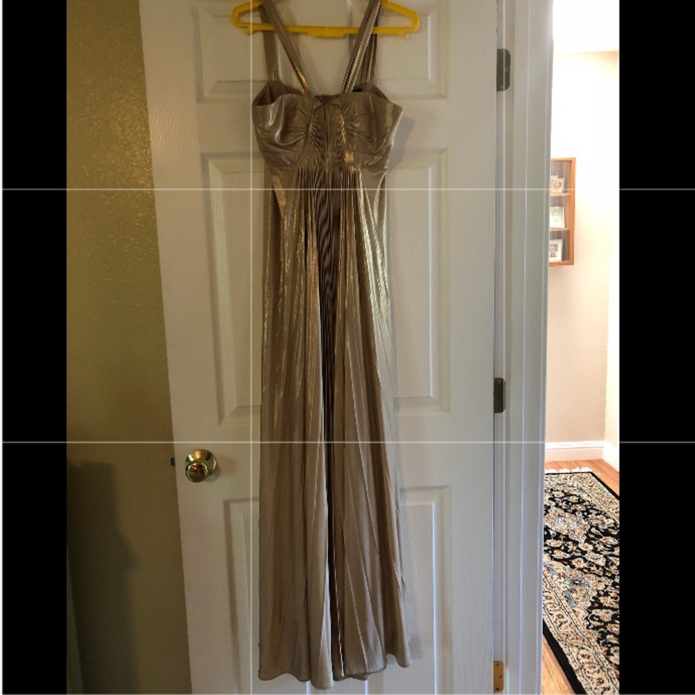 Gold maxi dress
